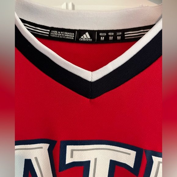 Red ATL Hawks Steve Smith Basketball Jersey - Picture 3 of 7